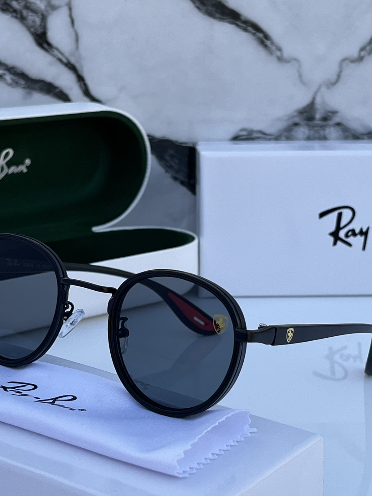 RB #2 METAL FULL BLACK UV-400 SUNGLASSES