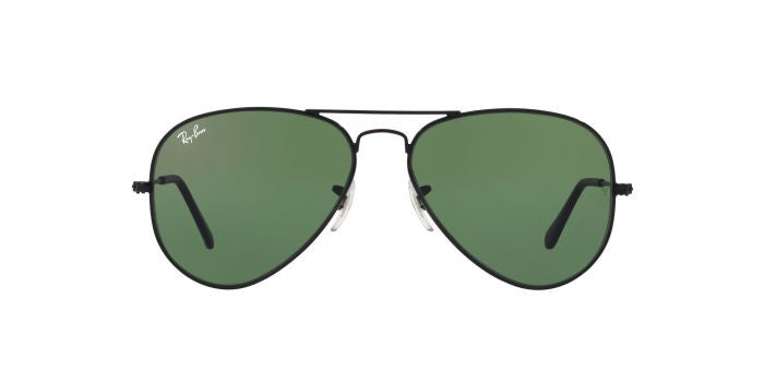 RB Aviator Classic Black G-15 UV-400 Sunglasses