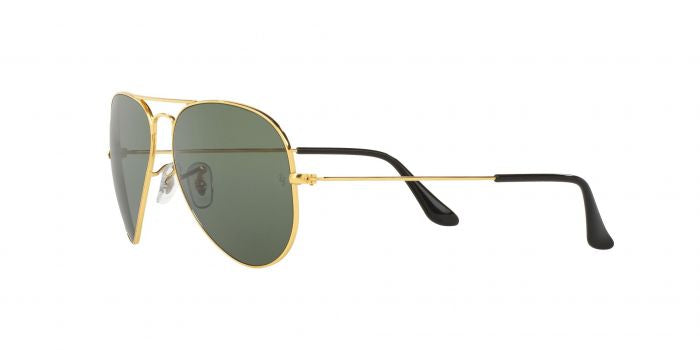 RB Aviator Classic Gold G-15 UV-400 Sunglasses
