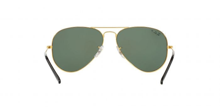 RB Aviator Classic Gold G-15 UV-400 Sunglasses