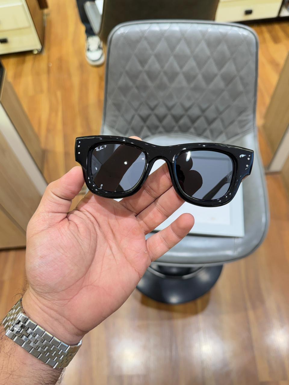 RB 4940 Full Black Polarised Sunglasses